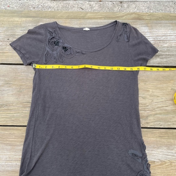 J Crew Embroidered T-shirt - Picture 6 of 11